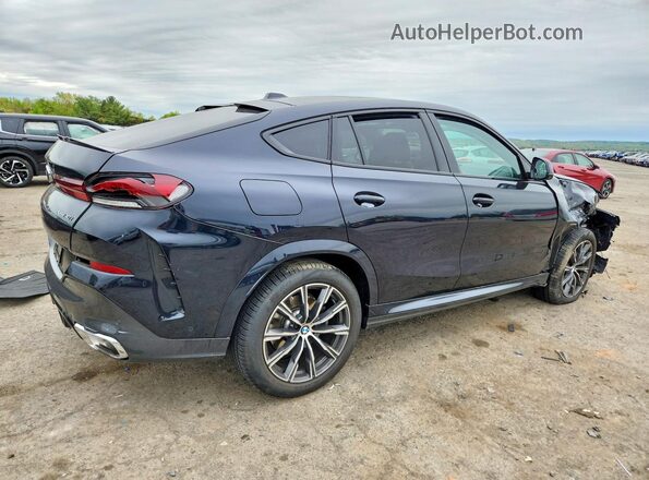 5UX33EX06R9U88563 2024 BMW X6 Черный Задняя правая четверть