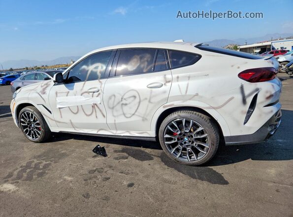 5UX33EX09R9S37570 2024 BMW X6 White უკანა მარცხენა