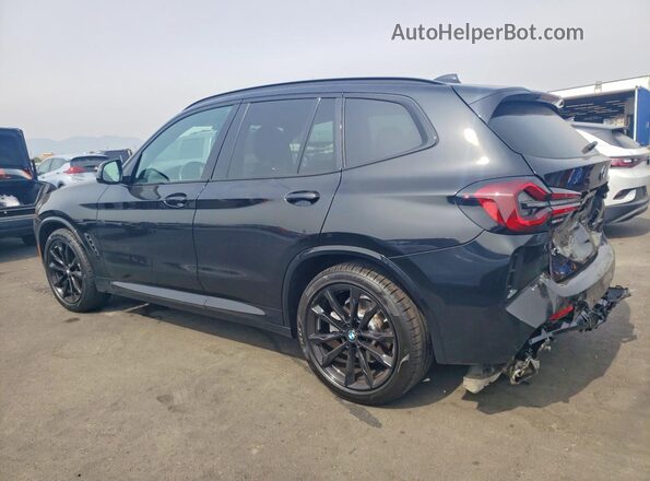 5UX43DP00P9R09849 2023 BMW X3 Черный Задняя левая четверть