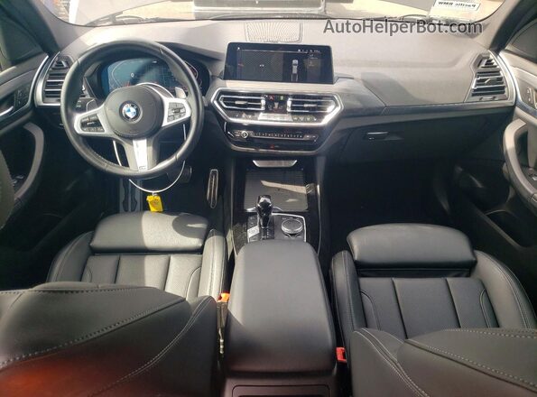 5UX43DP00P9R09849 2023 BMW X3 Черный Вид панели приборов