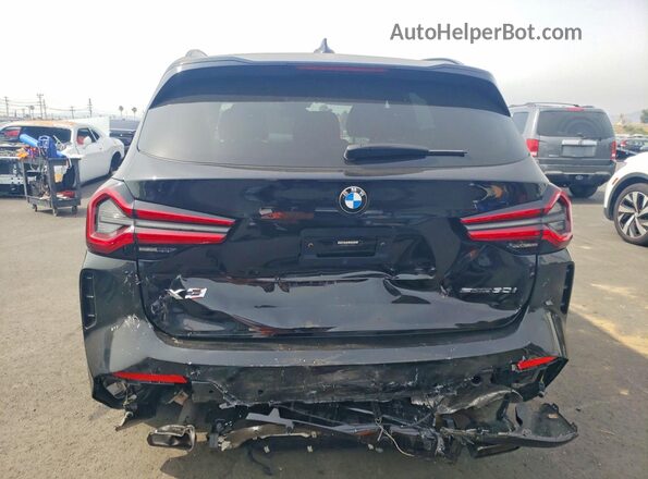 5UX43DP00P9R09849 2023 BMW X3 Черный Вид сзади