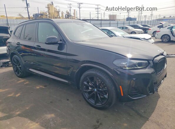 5UX43DP00P9R09849 2023 BMW X3 Черный Передняя правая четверть