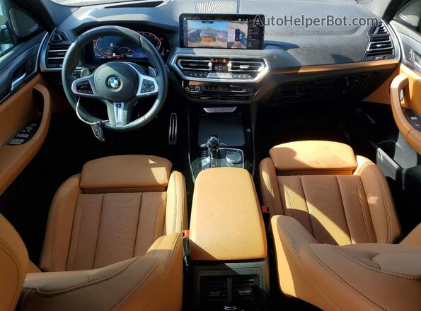 5UX43DP01R9W73554 2024 BMW X3 Синий Вид панели приборов