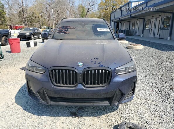 5UX43DP01R9W73554 2024 BMW X3 Синий Вид спереди