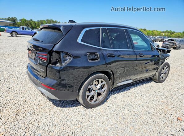 5UX43DP05R9W75050 2024 BMW X3 Black Trasero derecho