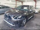 2022 Bmw X3 Sdrive30i Черный vin: 5UX43DP09N9M83544