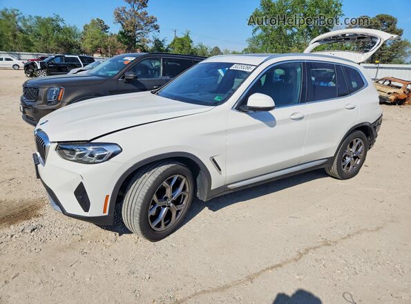 5UX43DP0XP9T17956 2023 BMW X3 Белый Передняя левая четверть