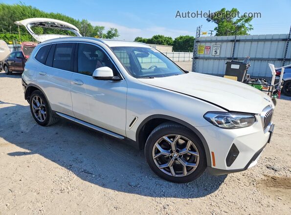 5UX43DP0XP9T17956 2023 BMW X3 Белый Передняя правая четверть