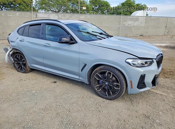 5UX43DT06N9K62800 2022 BMW X4 Gray Przód prawy
