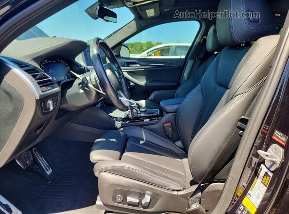 5UX43DT08P9R99788 2023 BMW X4 Black Вид салону спереду