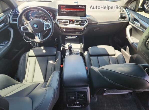5UX43DT08P9R99788 2023 BMW X4 Black Вид панелі приладів
