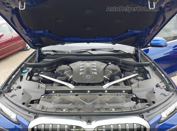 5UX43EM16R9T09522 2024 BMW OTHER Синий Вид сзади