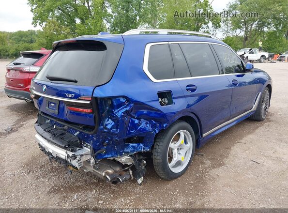 5UX43EM16R9T09522 2024 BMW OTHER Синий Задняя правая четверть