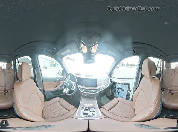 5UX43EU01S9X77204 2025 BMW X5 White Панорамний вид салону 360°