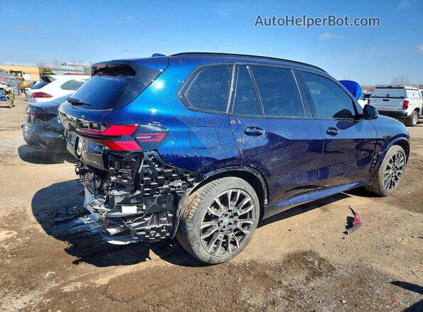 5UX43EU02T9111048 2026 BMW X5 Синий Задняя правая четверть