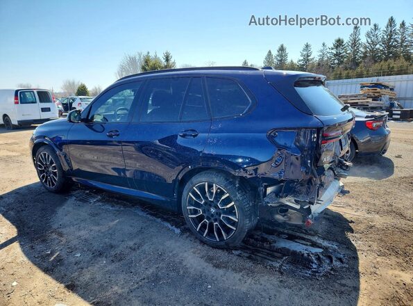 5UX43EU02T9111048 2026 BMW X5 Синий Задняя левая четверть