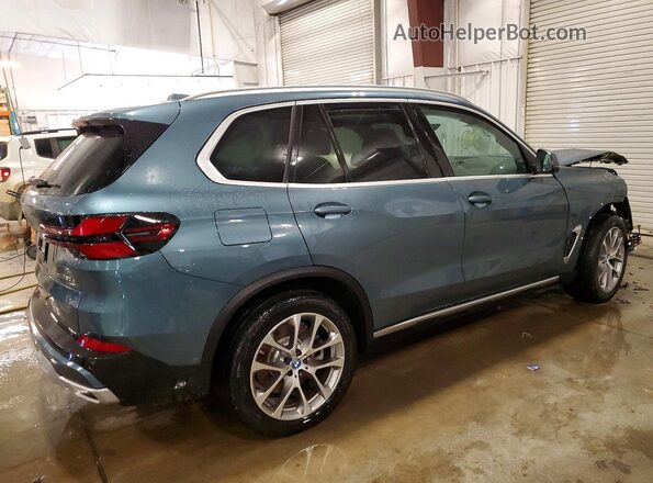 5UX43EU09S9Y77874 2025 BMW X5 Синий Задняя правая четверть