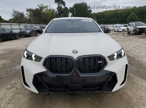 5UX43EX04R9V16283 2024 BMW X6 White Widok z przodu