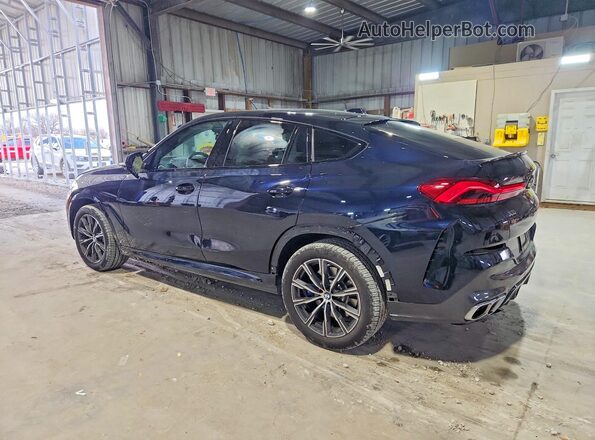 5UX43EX09S9Y95769 2025 BMW X6 Синий Задняя левая четверть