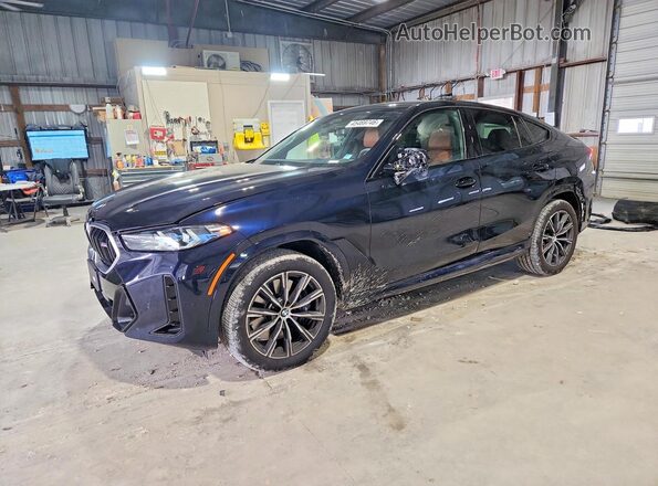 5UX43EX09S9Y95769 2025 BMW X6 Синий Передняя левая четверть