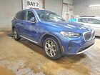 2022 Bmw X3 Xdrive30i Blue vin: 5UX53DP00N9N05550