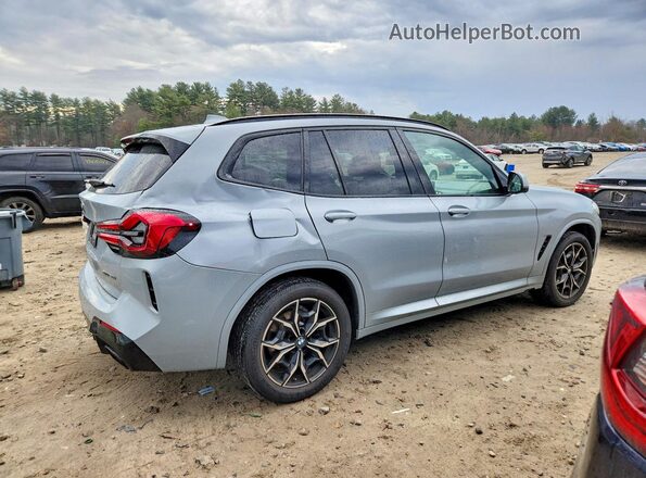 5UX53DP00N9N22607 2022 BMW X3 Gray უკანა მარჯვენა