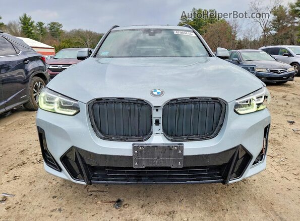 5UX53DP00N9N22607 2022 BMW X3 Gray წინა ხედი