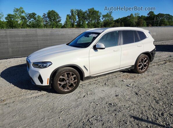 5UX53DP00P9P74361 2023 BMW X3 Белый Передняя левая четверть