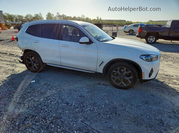 5UX53DP00P9P74361 2023 BMW X3 Белый Передняя правая четверть