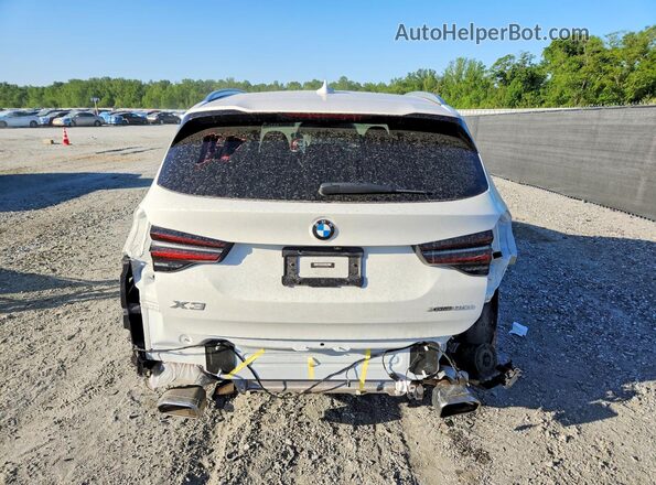 5UX53DP00P9P74361 2023 BMW X3 Белый Вид сзади