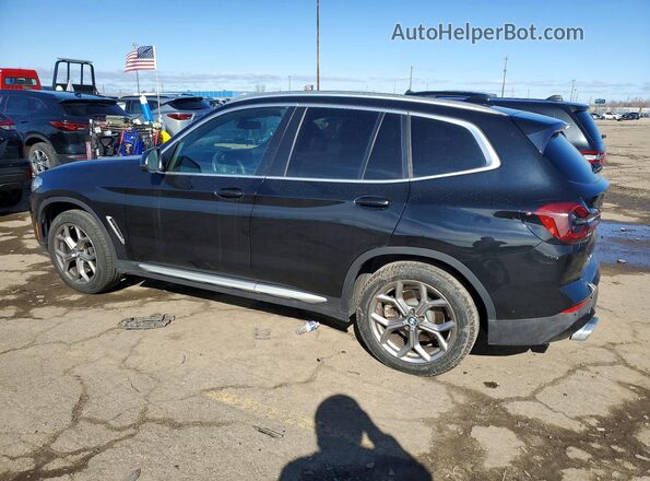 5UX53DP02N9K26388 2022 BMW X3 Black Tył lewy