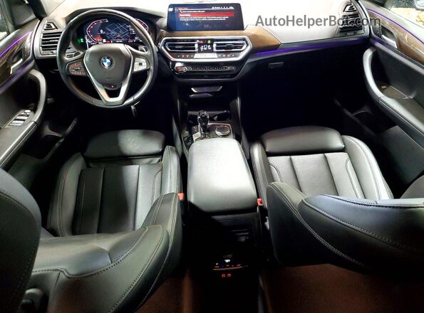 5UX53DP02P9S10890 2023 BMW X3 Gray Widok deski rozdzielczej