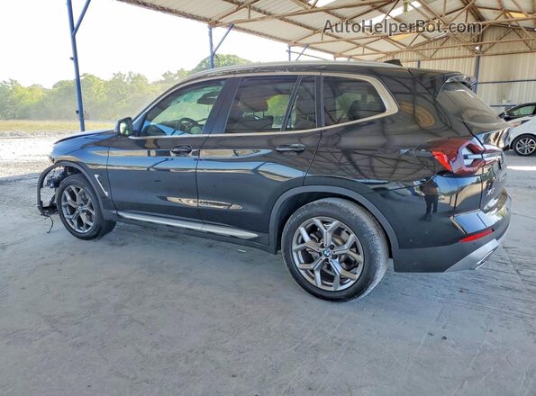 5UX53DP03R9V95556 2024 BMW X3 Черный Задняя левая четверть