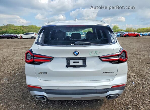 5UX53DP04N9J20928 2022 BMW X3 Белый Вид сзади