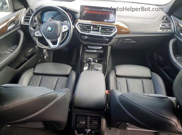 5UX53DP04N9J20928 2022 BMW X3 Белый Вид панели приборов