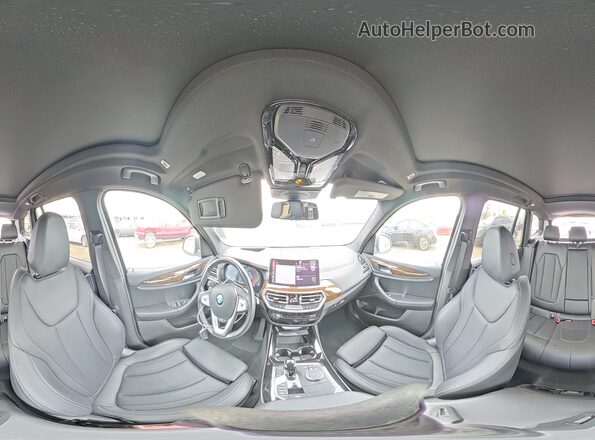 5UX53DP04N9J20928 2022 BMW X3 Белый Панорамный вид салона 360°