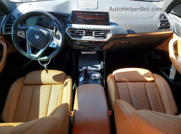 5UX53DP04N9M24499 2022 BMW X3 Угольный Вид панели приборов