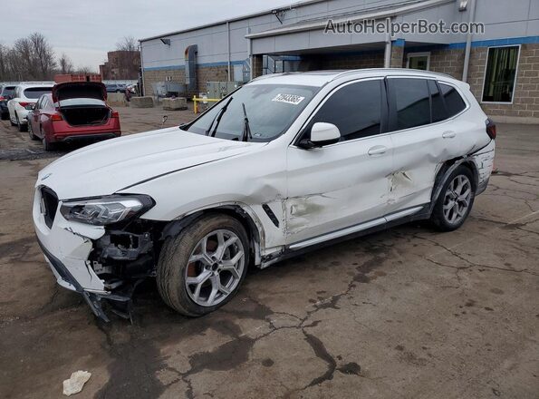 5UX53DP05P9N66962 2023 BMW X3 White Передня ліва чверть