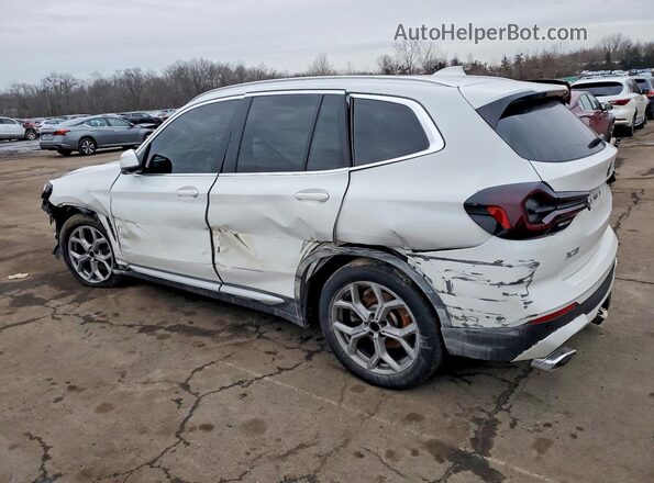5UX53DP05P9N66962 2023 BMW X3 White Задня ліва чверть