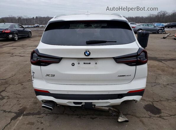 5UX53DP05P9N66962 2023 BMW X3 White Вид ззаду