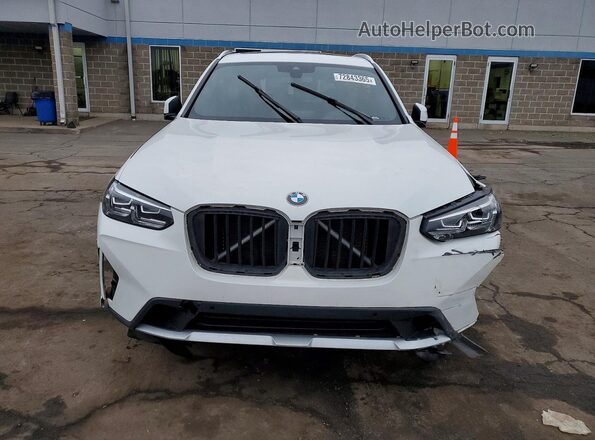 5UX53DP05P9N66962 2023 BMW X3 White Вид спереду