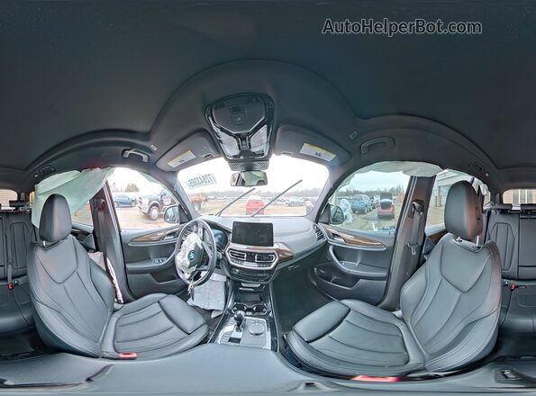 5UX53DP05P9N66962 2023 BMW X3 White Панорамний вид салону 360°
