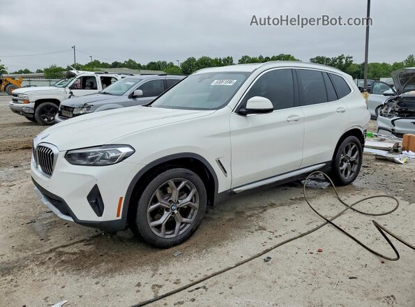 5UX53DP05P9R07535 2023 BMW X3 White Przód lewy