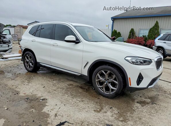 5UX53DP05P9R07535 2023 BMW X3 White Przód prawy