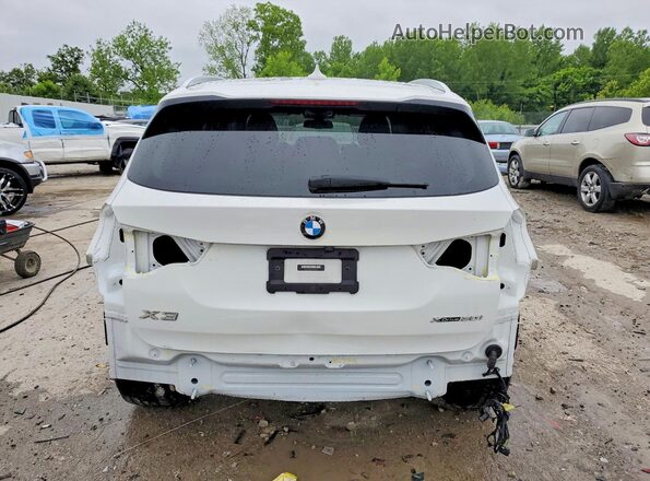 5UX53DP05P9R07535 2023 BMW X3 White Widok z tyłu