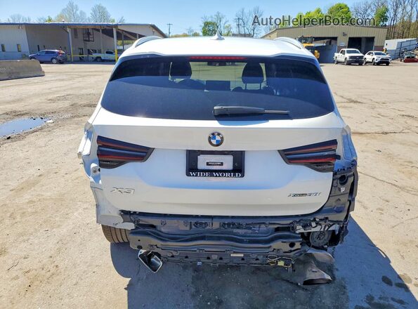 5UX53DP05P9S04940 2023 BMW X3 White Հետևի տեսք