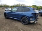 2022 Bmw X3 Xdrive30i Blue vin: 5UX53DP06N9K07309