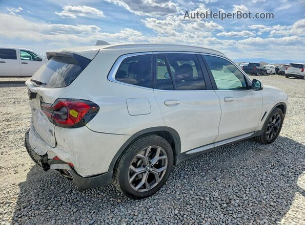 5UX53DP07N9J49971 2022 BMW X3 Белый Задняя правая четверть