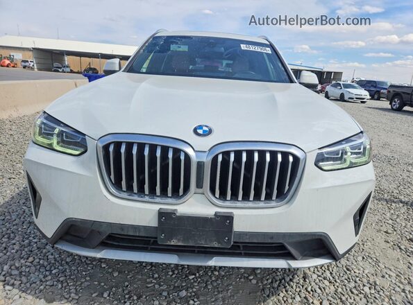 5UX53DP07N9J49971 2022 BMW X3 Белый Вид спереди
