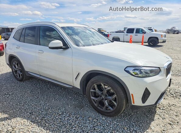 5UX53DP07N9J49971 2022 BMW X3 Белый Передняя правая четверть